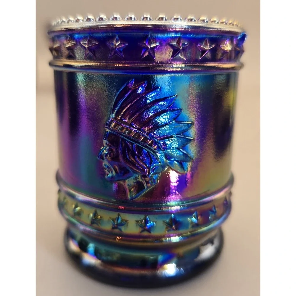 Vintage Toothpic Holder Bicentennial 1776-1976 Indian, Washington, Nixon Images‎